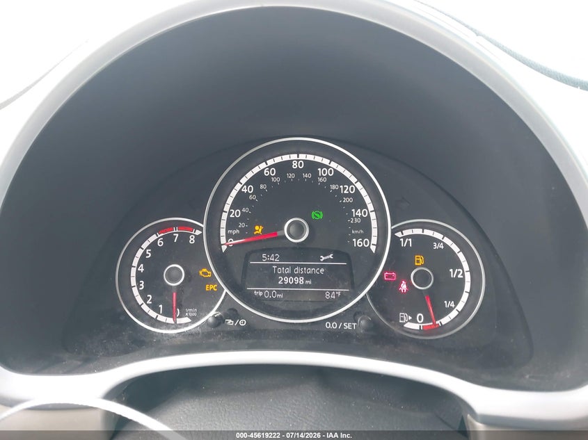 2014 Volkswagen Beetle 1.8T VIN: 3VWJ07ATXEM664992 Lot: 45619222