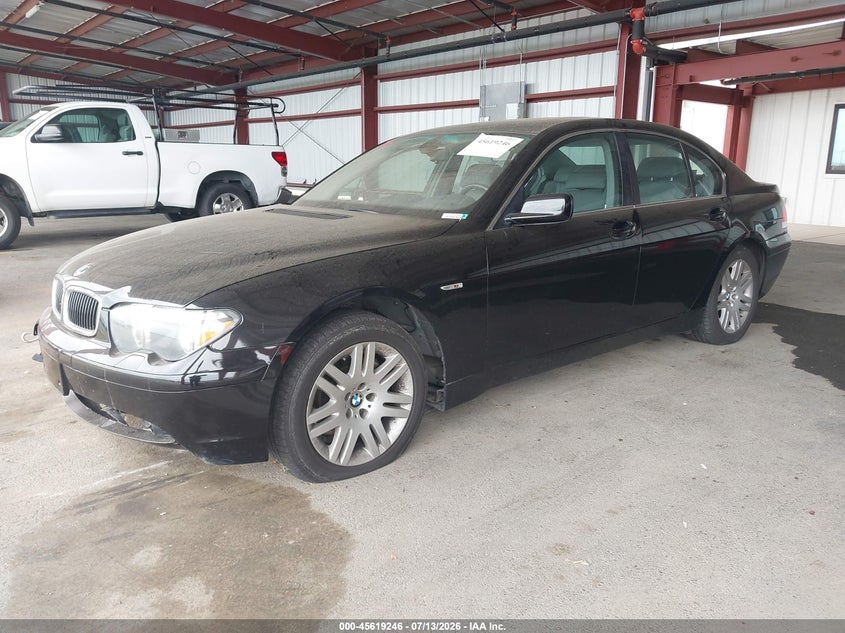 2002 BMW 745I auction photo 2