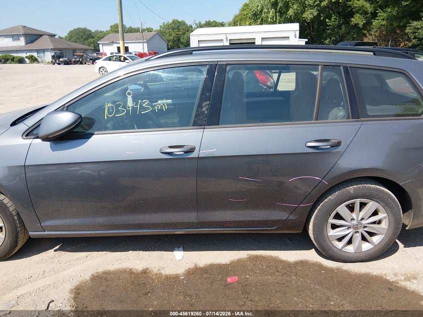 2016 Volkswagen Golf Sportwagen Tsi S 4-Door VIN: 3VWC17AU2GM513680 Lot: 45619260