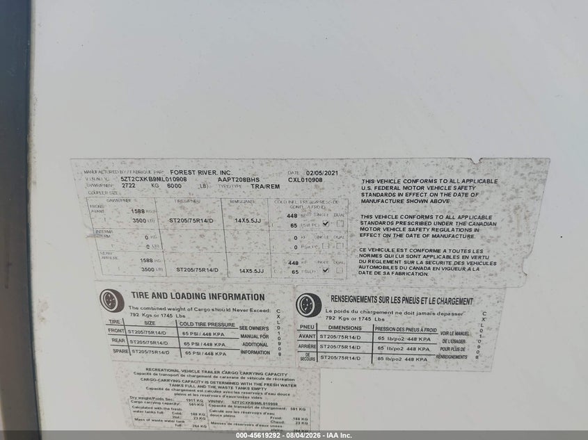 2021 OTHER COACHMEN APEX TRAILER N/A