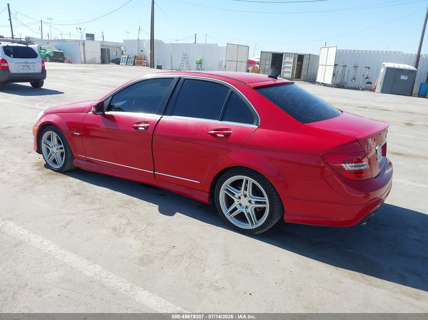 2012 MERCEDES-BENZ C 250 auction photo 3