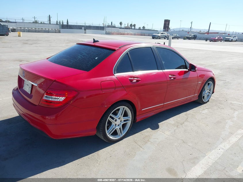 2012 MERCEDES-BENZ C 250 auction photo 4