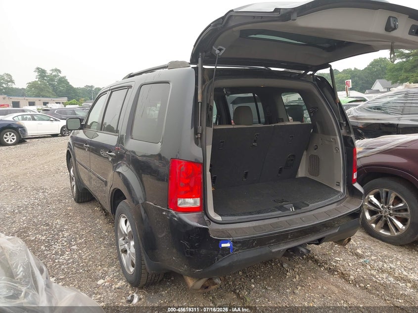 Vin: 5fnyf4h73cb072715, lot: 46117761, honda pilot ex-l 20123