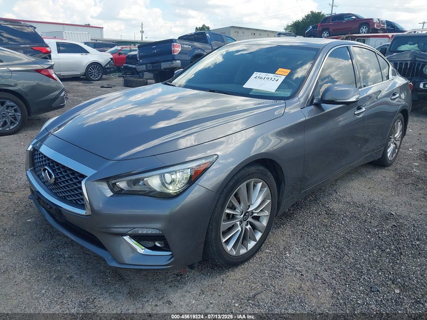Vin: jn1ev7br5mm751415, lot: 46117774, infiniti q50 luxe awd 20212