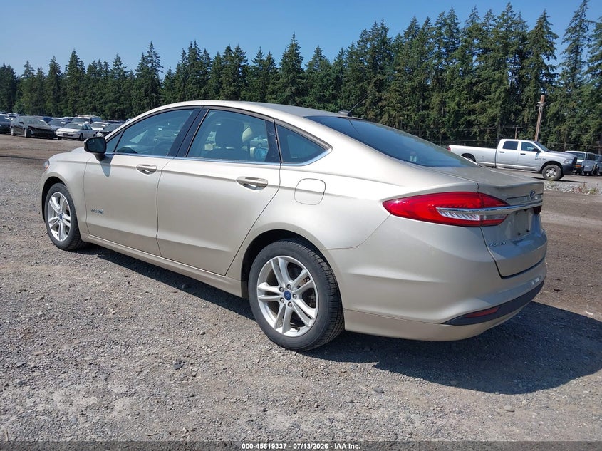 2018 FORD FUSION HYBRID auction photo 3