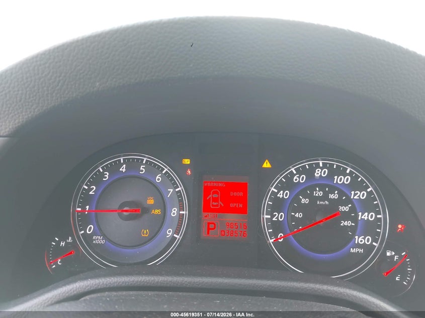 2008 Infiniti G35 Journey VIN: JNKBV61E58M215156 Lot: 45619351