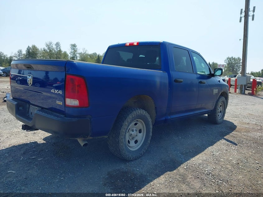2019 Ram 1500 Classic Tradesman 4X4 5'7 Box VIN: 1C6RR7KG2KS629550 Lot: 45619360
