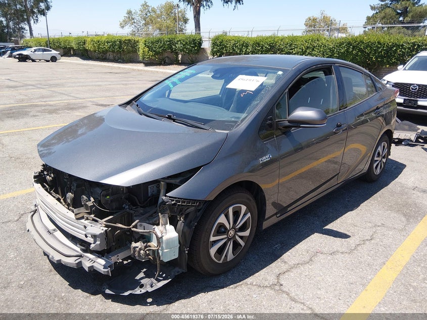 2018 Toyota Prius, Front & Rear, IAAI, VIN JTDKARFP2J3097300 — photo 2