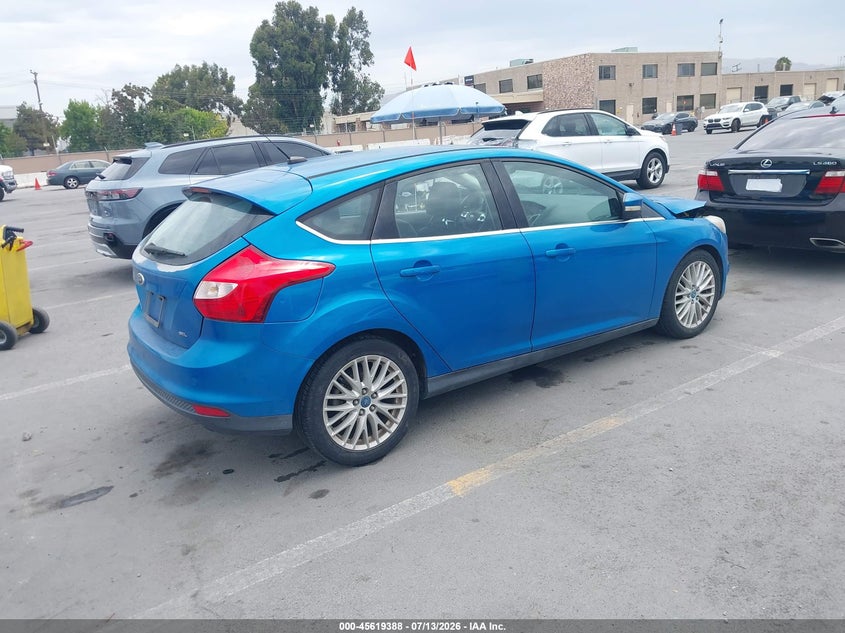 Vin: 1fahp3m2xcl274049, lot: 46117838, ford focus sel 20124