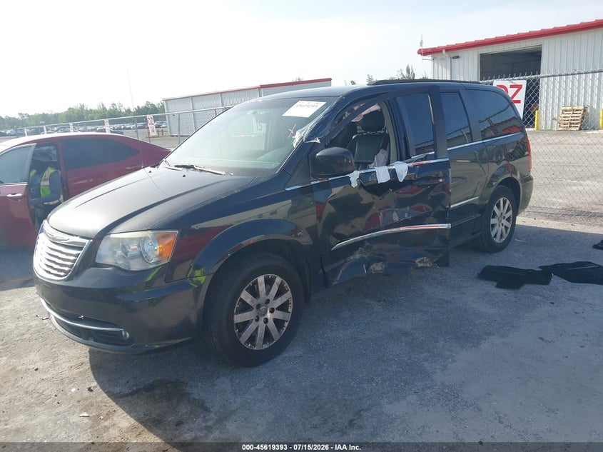 Vin: 2c4rc1bg0fr706592, lot: 46117843, chrysler town & country touring 20152