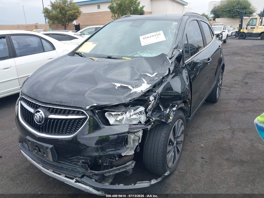 Vin: kl4cjasb1mb336937, lot: 46117860, buick encore fwd preferred 20212