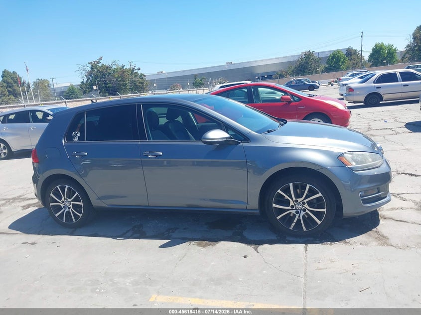 2015 Volkswagen Golf Tsi Sel 4-Door VIN: 3VW217AU1FM005808 Lot: 45619415