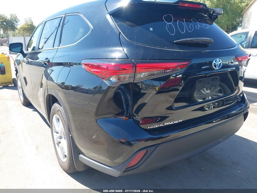 2023 TOYOTA HIGHLANDER SPORT UTILITY VEHICLE 2.5L I-4 DI, DOHC, VVT, 186HP