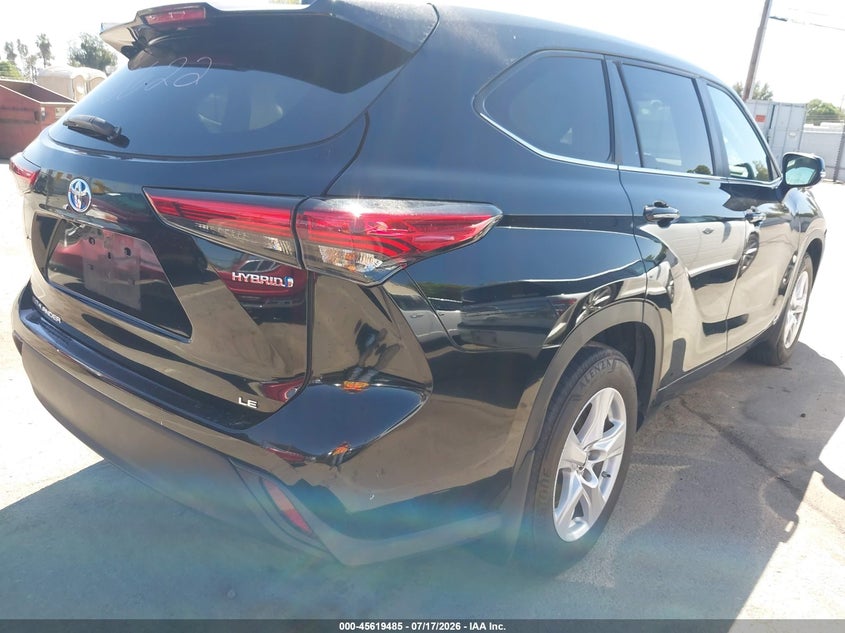 2023 TOYOTA HIGHLANDER SPORT UTILITY VEHICLE 2.5L I-4 DI, DOHC, VVT, 186HP