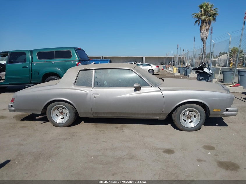 1980 Chevrolet Monte Carlo VIN: 1Z37AAR414726 Lot: 45619530