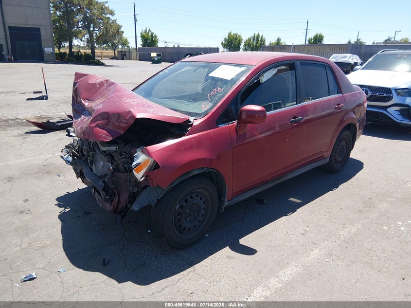 2008 Nissan Versa, Front End, IAAI, VIN 3N1BC11E18L389393 — photo 2