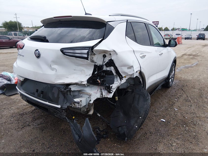 Vin: kl4mmesl2mb117996, lot: 46118008, buick encore gx awd select 20214