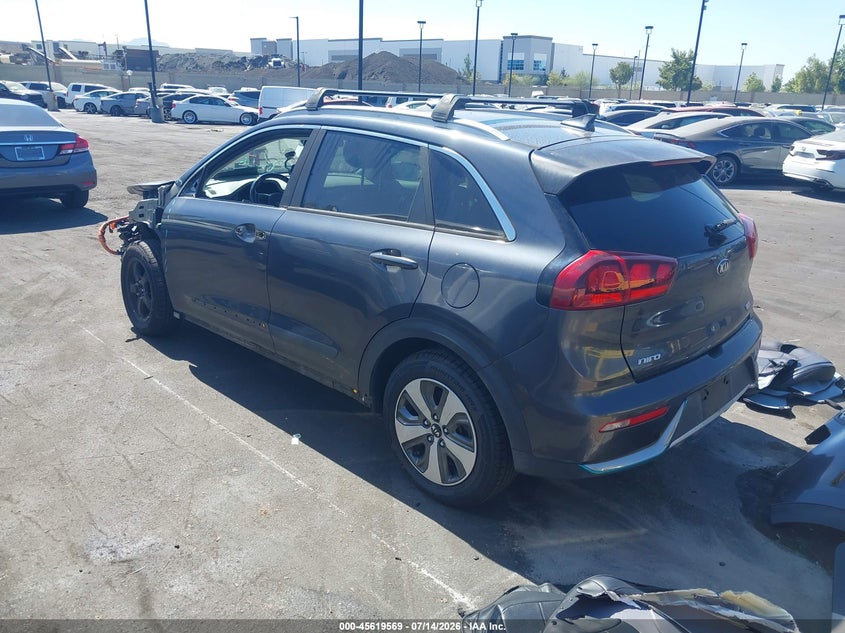 Vin: kndcm3ld5j5204315, lot: 46118020, kia niro plug-in hybrid lx 20183