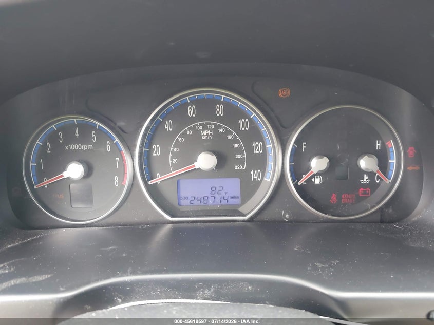 2008 Hyundai Santa Fe Gls VIN: 5NMSG73DX8H142167 Lot: 45619597