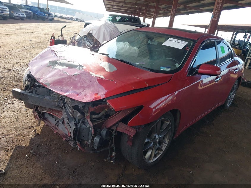 Vin: 1n4aa5ap4bc822222, lot: 46118095, nissan maxima 3.5 s 20112
