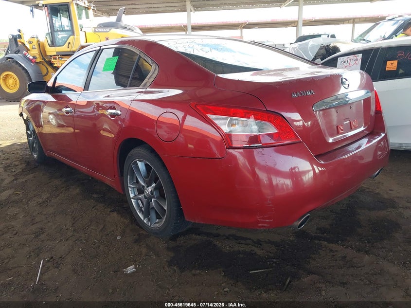 Vin: 1n4aa5ap4bc822222, lot: 46118095, nissan maxima 3.5 s 20113