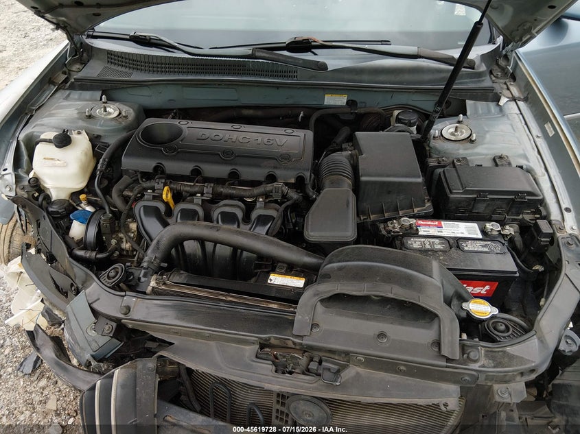 HYUNDAI SONATA 2009 VIN 5NPET46C89H454177