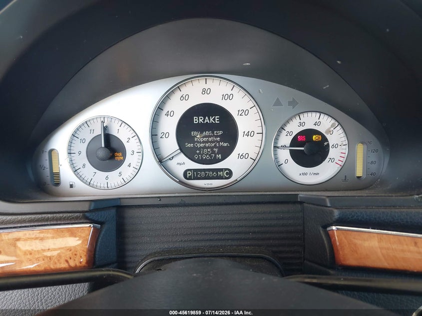 2008 MERCEDES-BENZ E 550 auction photo 7