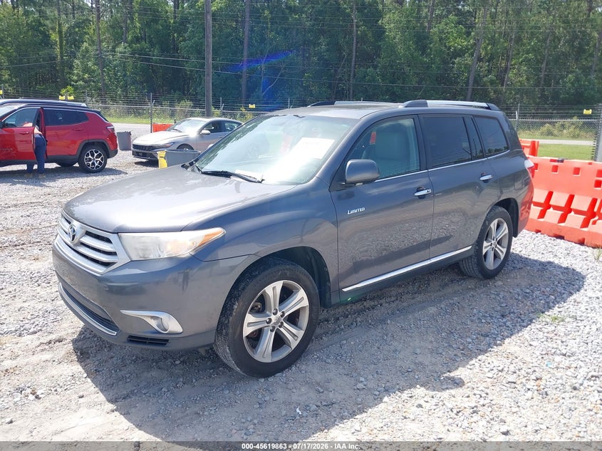 Vin: 5tdyk3eh7cs065989, lot: 46118313, toyota highlander limited v6 20122
