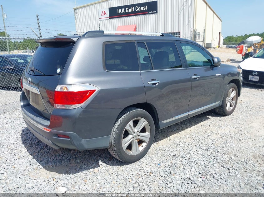 Vin: 5tdyk3eh7cs065989, lot: 46118313, toyota highlander limited v6 20124
