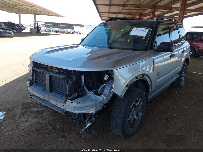 2022 Ford Bronco Sport Badlands VIN: 3FMCR9D92NRE23388 Lot: 45619868