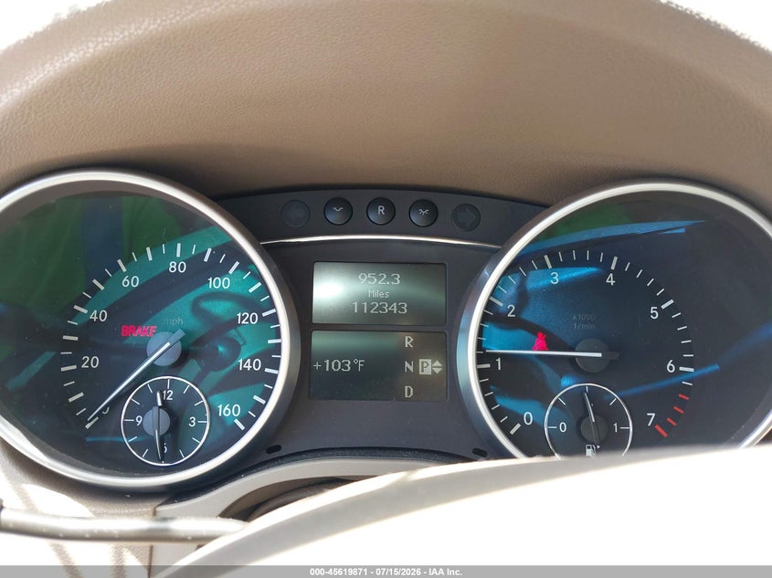 2009 Mercedes-Benz Ml 550 4Matic VIN: 4JGBB72E19A454863 Lot: 45619871