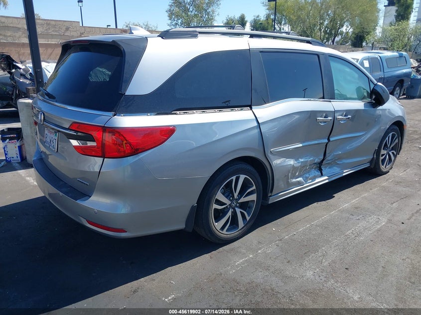 Vin: 5fnrl6h89mb000243, lot: 46118352, honda odyssey touring 20214
