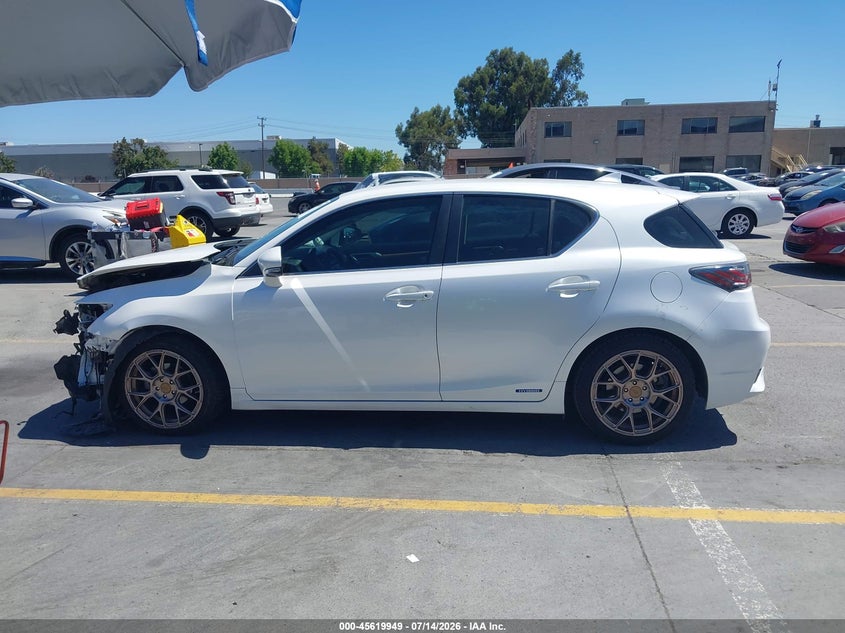 2016 Lexus Ct 200H VIN: JTHKD5BH7G2251673 Lot: 45619949