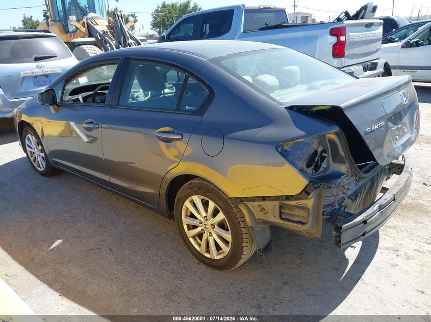 2012 HONDA CIVIC auction photo 3