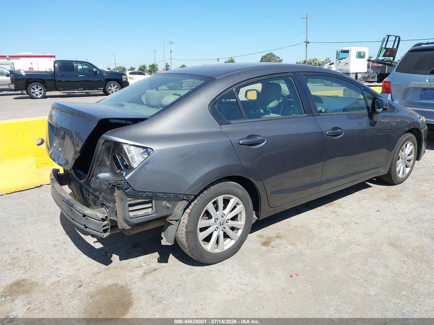 2012 HONDA CIVIC auction photo 4