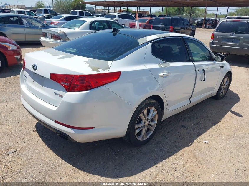 Vin: 5xxgn4a7xdg154593, lot: 46118489, kia optima ex 20134