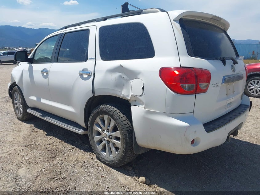 Vin: 5tdjw5g16bs050402, lot: 46118517, toyota sequoia limited 5.7l v8 20113
