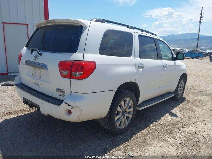 Vin: 5tdjw5g16bs050402, lot: 46118517, toyota sequoia limited 5.7l v8 20114
