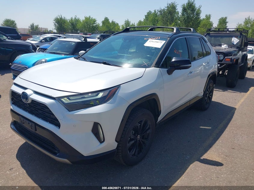 Vin: 4t3e6rfv2pu121212, lot: 46118521, toyota rav4 hybrid xse 20232