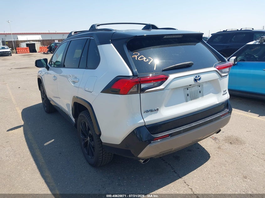 Vin: 4t3e6rfv2pu121212, lot: 46118521, toyota rav4 hybrid xse 20233