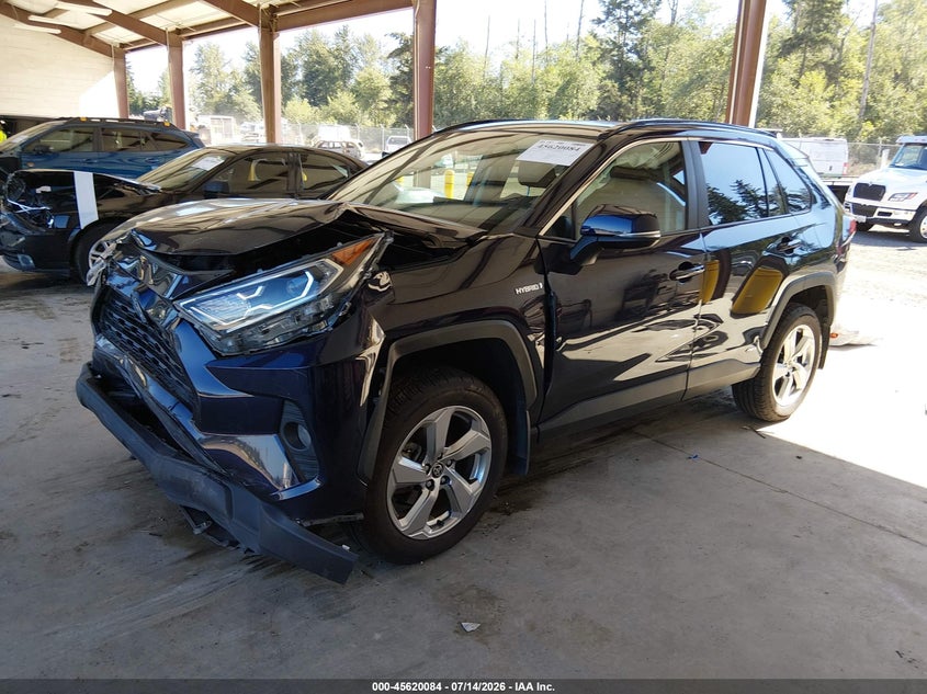 2021 TOYOTA RAV4 HYBRID auction photo 2