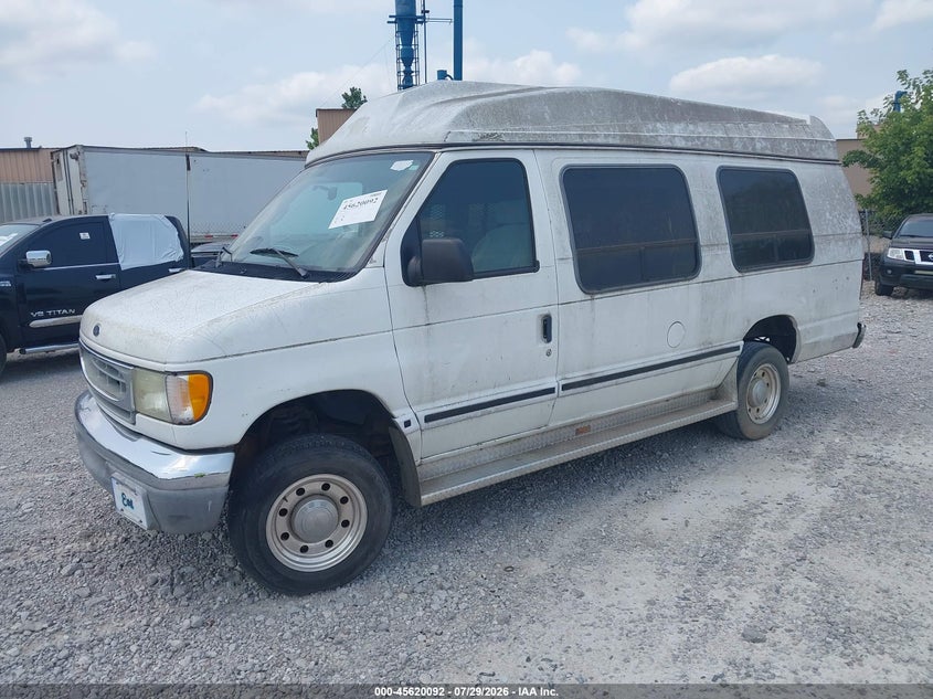 2002 Ford Econoline, Обычный износ, IAAI, VIN 1FDNS24L02HA18823 — фото 2