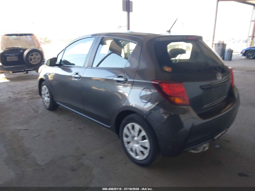 Vin: vnkktud32ga067318, lot: 46118568, toyota yaris l 20163