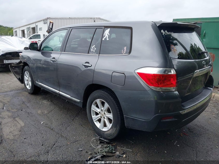 Vin: 5tdza3ehxcs022416, lot: 46118596, toyota highlander 20123
