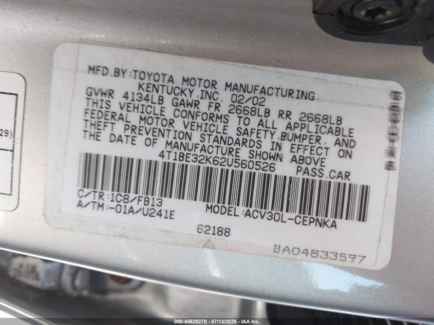 AtlanticExpress - Toyota Camry