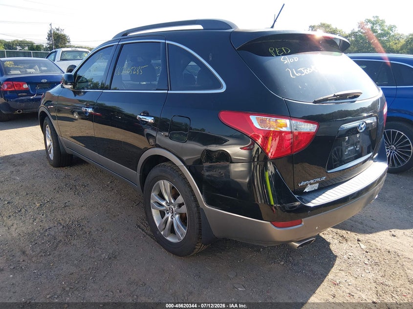 Vin: km8nudcc2cu197415, lot: 46118810, hyundai veracruz limited 20123