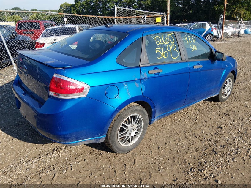Vin: 1fahp3fn3bw186769, lot: 46118824, ford focus se 20114