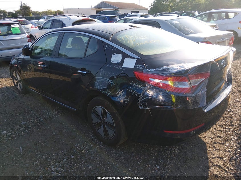 Vin: knagm4ad5c5014346, lot: 46118825, kia optima hybrid ex 20123