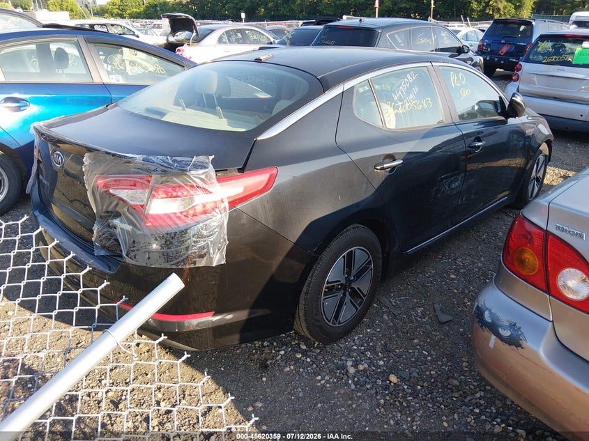 Vin: knagm4ad5c5014346, lot: 46118825, kia optima hybrid ex 20124