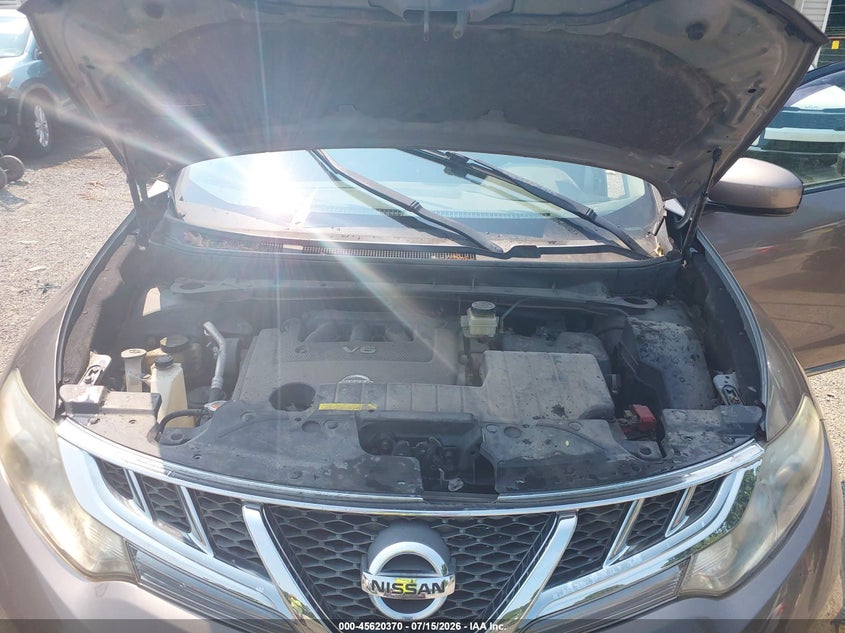 NISSAN MURANO 2012 VIN JN8AZ1MW1CW212717